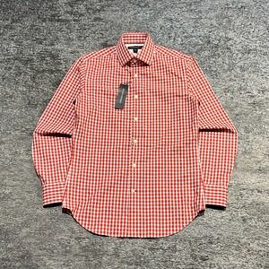 Banana Republic Non Iron Slim Fit Shirt Mens XS Button Long Sleeve Gingham Plaid